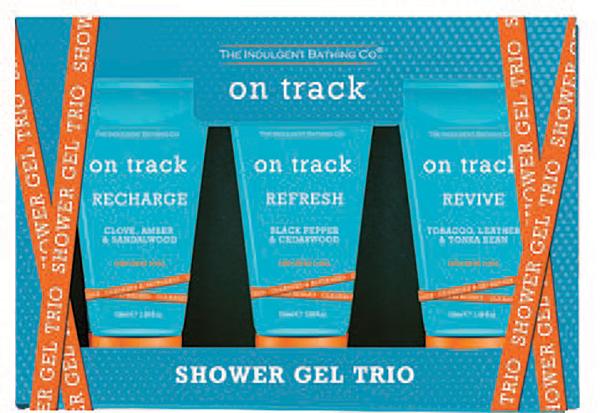 On Track Shower Gel Trio 3pkx150mL