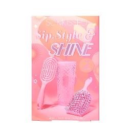 Sunkissed Sip, Style & Shine Gift Set