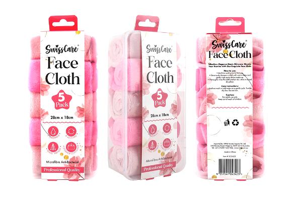 Swiss Care Face Cloth 5 Pack