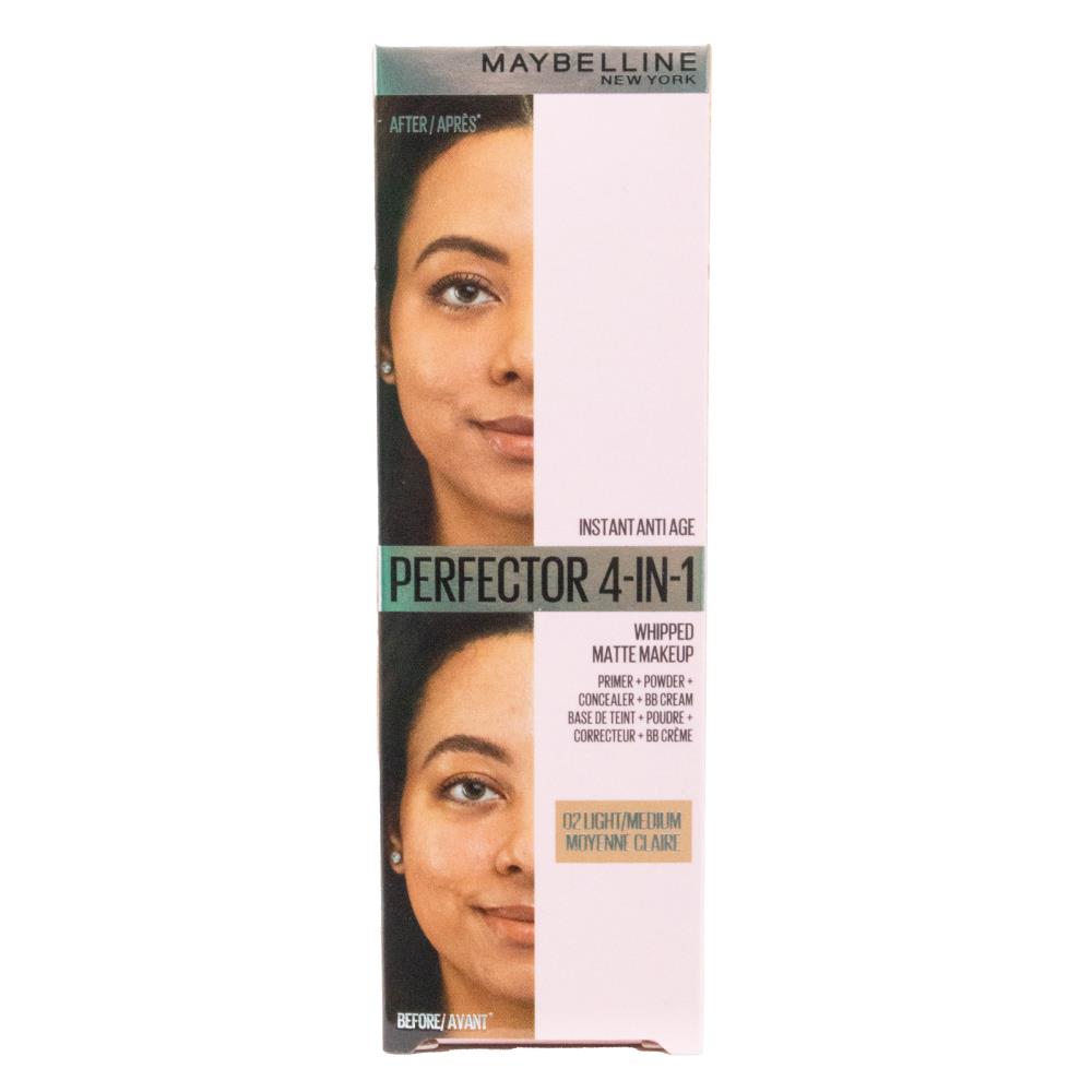 MAYBELLINE 30mL PERFECTOR 4 IN 1 WHIPPED MATTE LIGHT MEDIUM 02