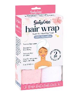 Spa Savvy Hair Wrap Hair Towel 2 Pack